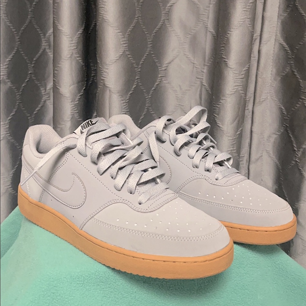 Nike court vision particle grey wheat